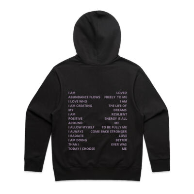 AFFIRMATIONS HOODIE FISHER FITNESS Thumbnail